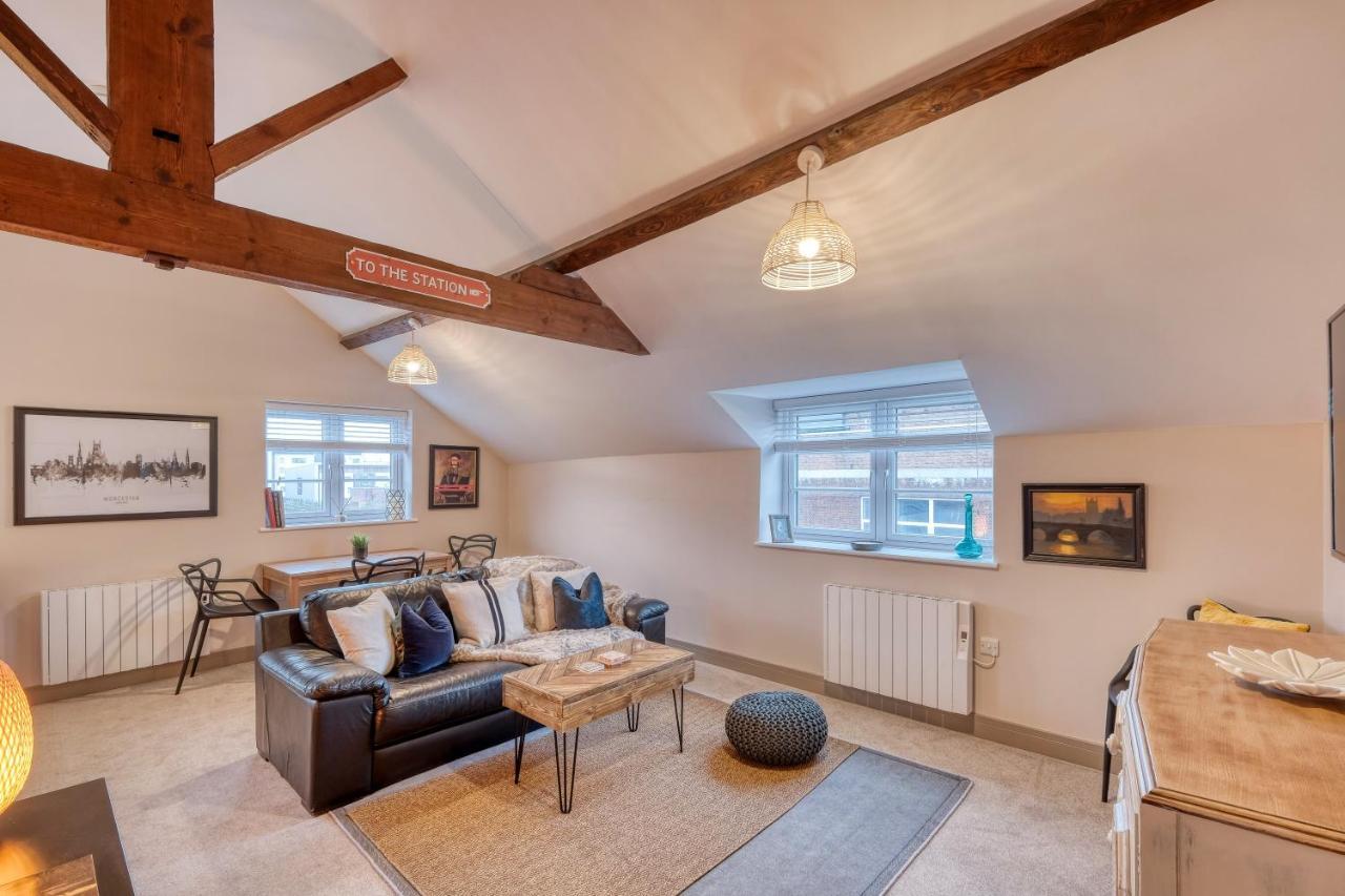 The Station Loft City Centre 1-Bed Apartment Worcester Eksteriør billede